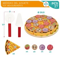 Spiel aus Holz Woomax Pizza 27 Stücke (6 Stück)