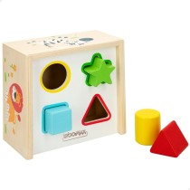 Child's Wooden Puzzle Woomax Shapes 13,5 x 7,5 x 13 cm (6 Units)