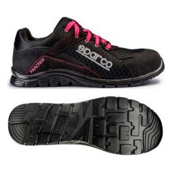 Chaussures de sécurité Sparco Practice Noir Rose