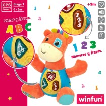 Peluche sonore Winfun Girafe 18 x 19 x 8,5 cm (6 Unités)