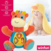 Peluche sonore Winfun Girafe 18 x 19 x 8,5 cm (6 Unités)