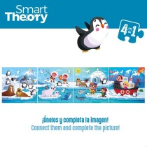 Puzzle Enfant Colorbaby Artic 4 en 1 174 Pièces 136 x 34 cm (6 Unités)