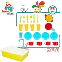 Toy kitchen Colorbaby 22 Pieces 42 x 29 x 28 cm Accessories Sink