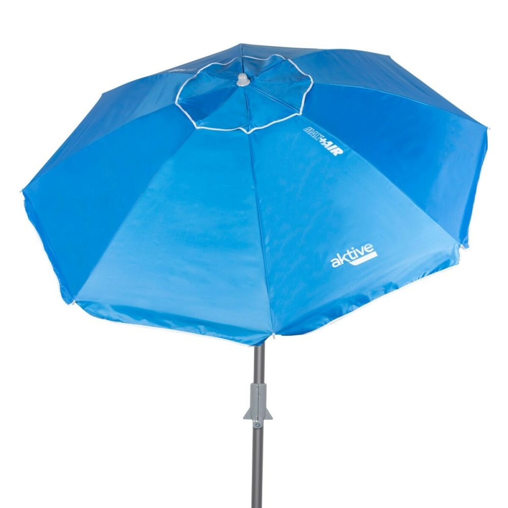 Sunshade Aktive Blue Polyester Aluminium 200 x 205 x 200 cm (6 Units)