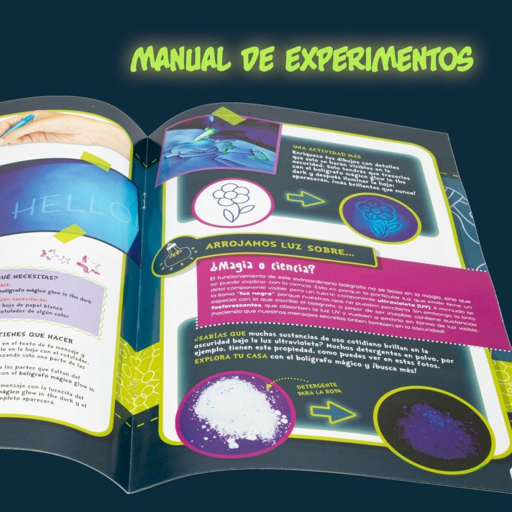 Science Game Lisciani Laboratorio de la oscuridad ES (6 Units)