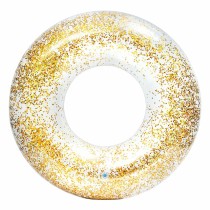 Inflatable Floating Doughnut Intex Transparent Glitter Ø 119 cm (6 Units)