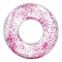 Bouée Gonflable Donut Intex Transparent Paillettes Ø 119 cm (6 Unités)