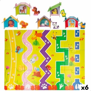 Puzzle Enfant Lisciani Ferme 27 Pièces 48 x 1 x 36 cm (6 Unités)