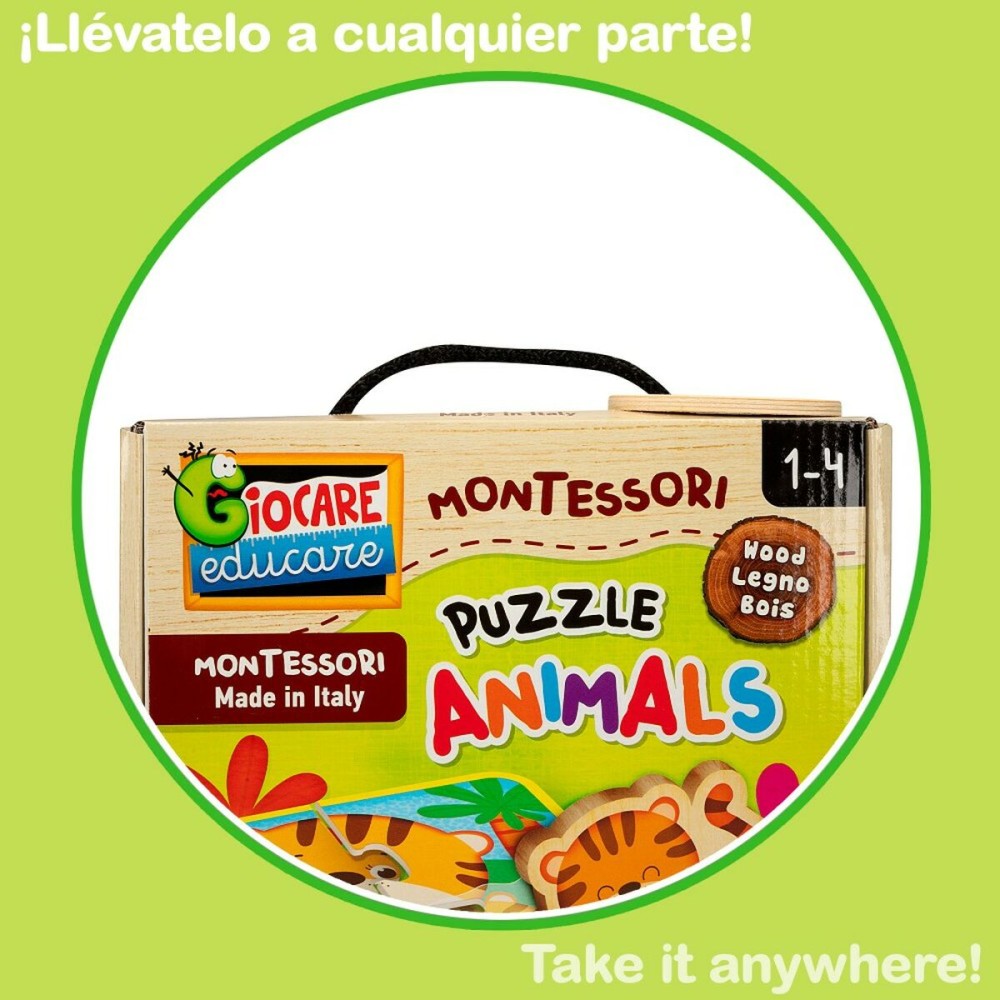 Kinderpuzzle Lisciani tiere 16 Stücke 16 x 1 x 16 cm (6 Stück)