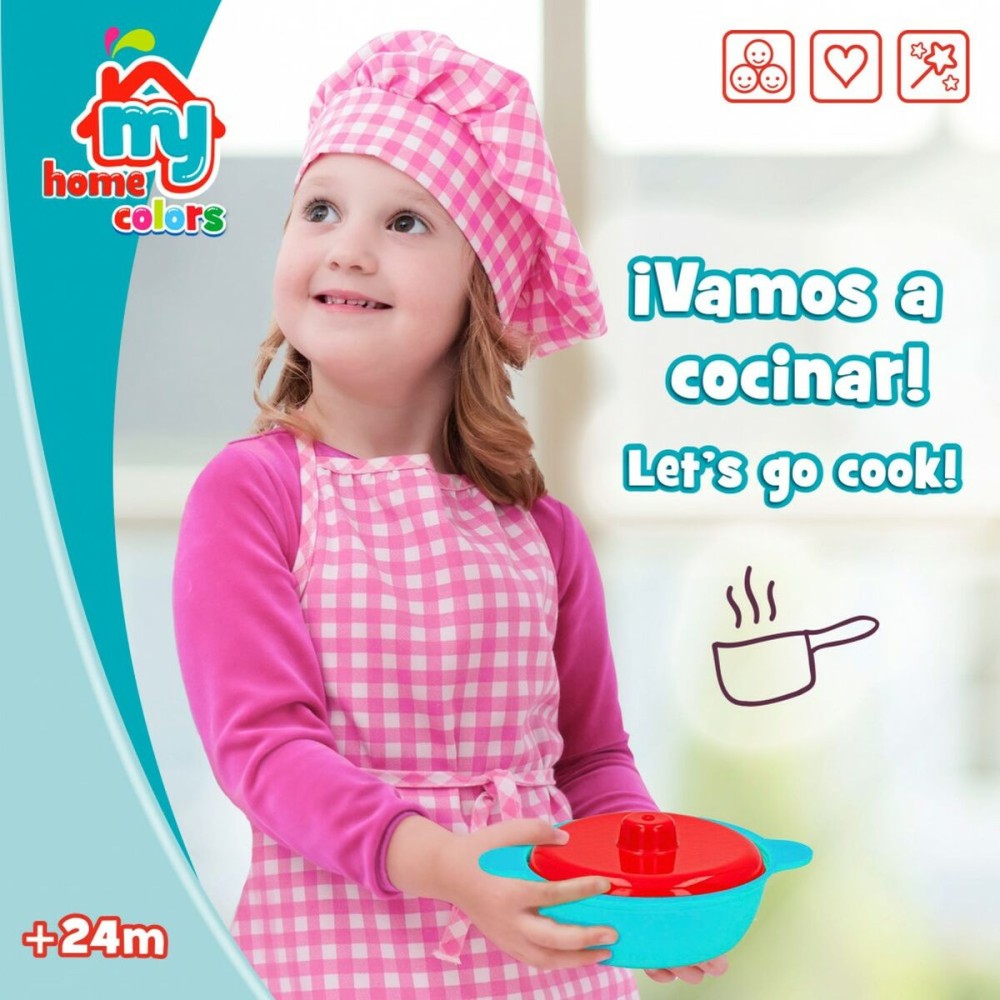 Set de jouets alimentaires Colorbaby Linge et ustensiles de cuisine 31 Pièces (6 Unités)