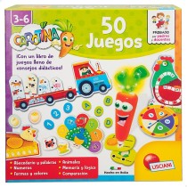 Educational Game Lisciani Carotina Baby 50 Juegos Electric 4,5 x 14,5 x 3,5 cm (6 Units)