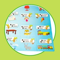 Educational Game Lisciani Carotina Baby Happy English Electric Puzzle 4,5 x 14,5 x 3 cm (6 Units)