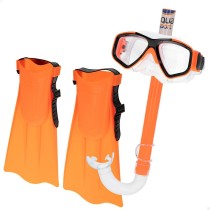 Lunettes de Plongée avec Tube et Palmes Colorbaby (6 Unités)