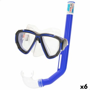 Taucherbrille mit Schnorchel Colorbaby Aqua Sport Erwachsene (6 Stück)