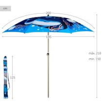 Parasol Aktive 200 x 215 x 200 cm (6 Unités)