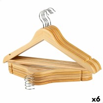 Aufhänger-Set Max Home natürlich Holz Stahl 44,5 x 23 x 1 cm 10 Stücke (6 Stück)