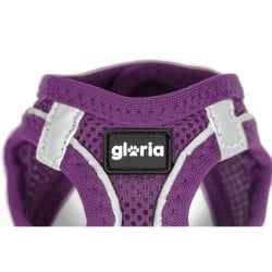 Harnais pour Chien Gloria Trek Star 24-26 cm 28-28,6 cm Violet XXS