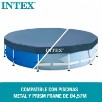 Swimming Pool Cover Intex 28032 Ø 457 cm 457 x 25 x 457 cm