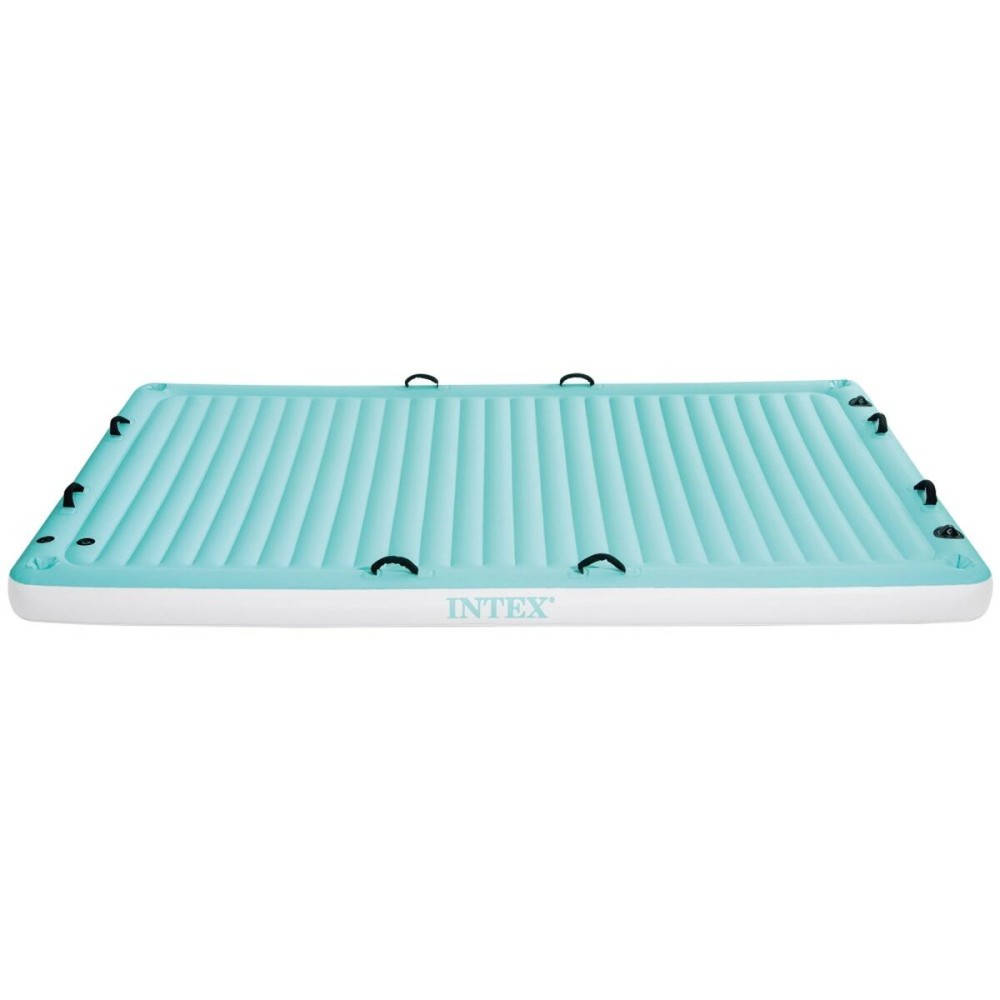 Inflatable Pool Float Intex Blanket White Turquoise 310 x 18 x 183 cm