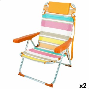 Chaise de Plage Aktive 48 x 90 x 60 cm