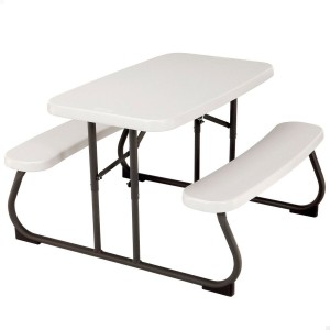 Table pour enfant Lifetime Crème Pliable Pique-nique 82,5 x 53,5 x 90 cm Acier Plastique