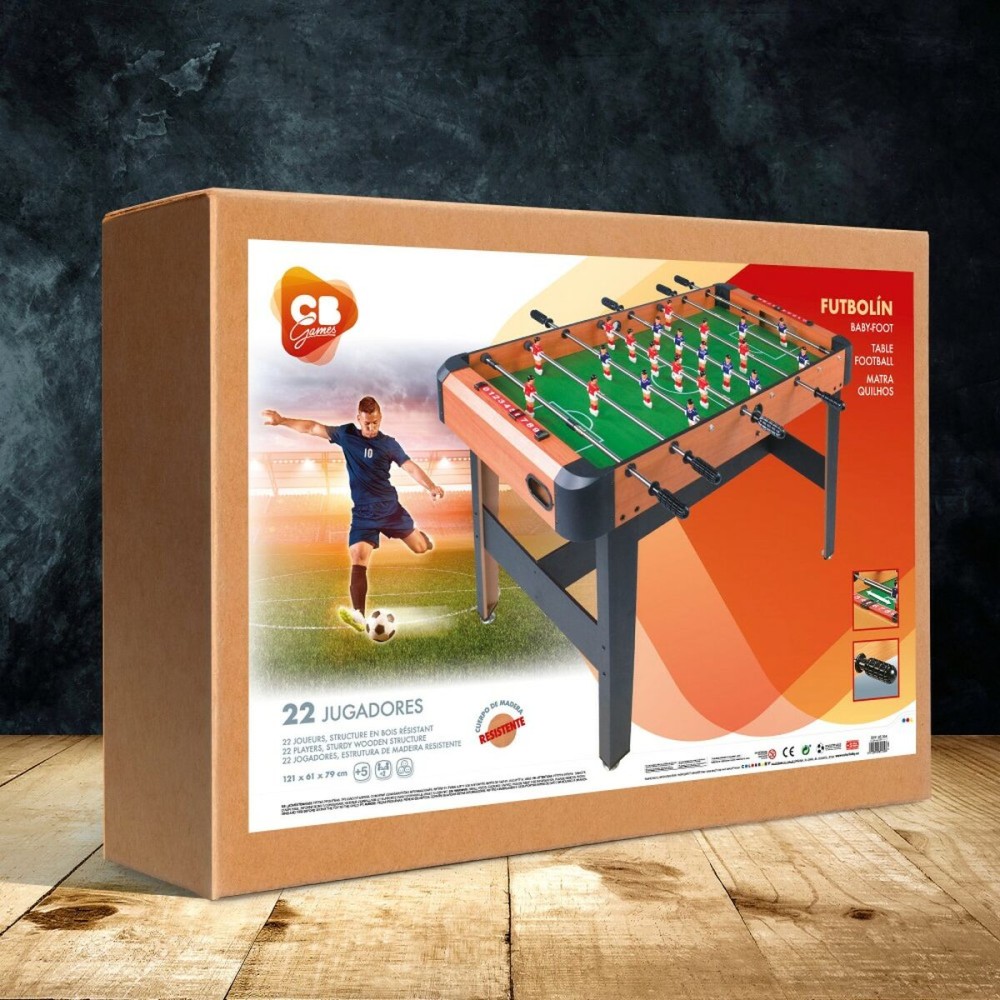 Tischfußball Colorbaby 121 x 79 x 61 cm