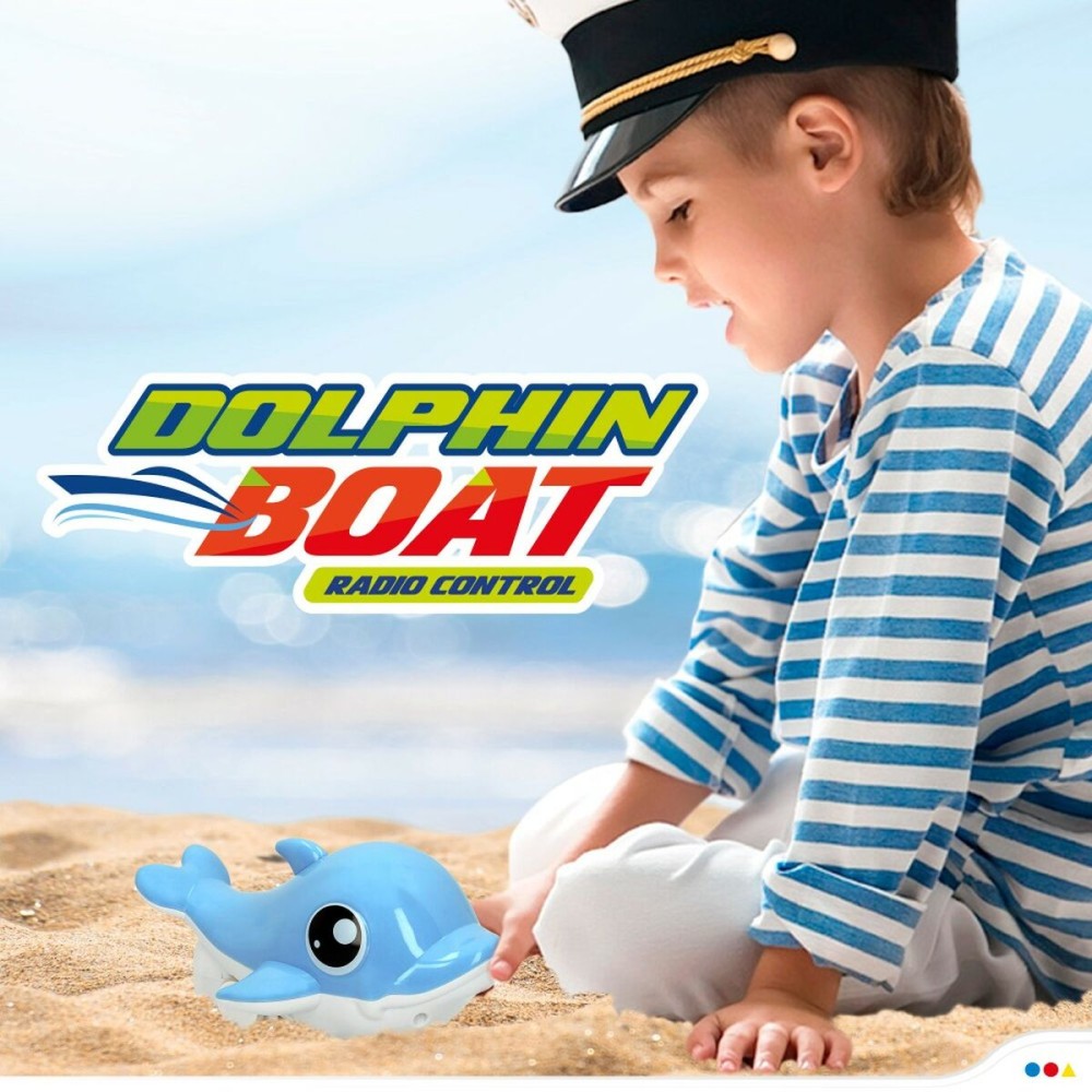 Radio-controlled boat Colorbaby Dolphin (2 Units)