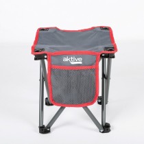 Tabouret Aktive Pliable Camping Gris 30 x 32 x 30 cm (4 Unités)