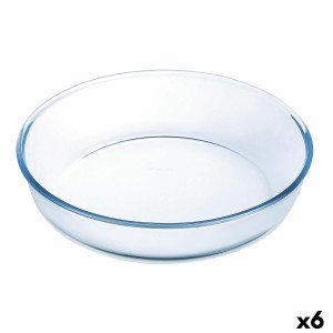 Moule à gâteaux Ô Cuisine Ocuisine Vidrio Transparent verre Rond 26 x 26 x 6 cm 6 Unités