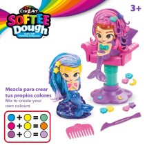 Knetspiel Cra-Z-Art Softee Dough Haar sirenas (4 Stück)