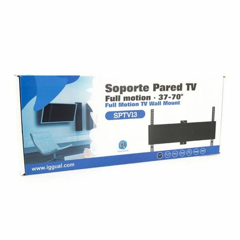 Support de TV iggual SPTV13 IGG314500 37"-70" Noir