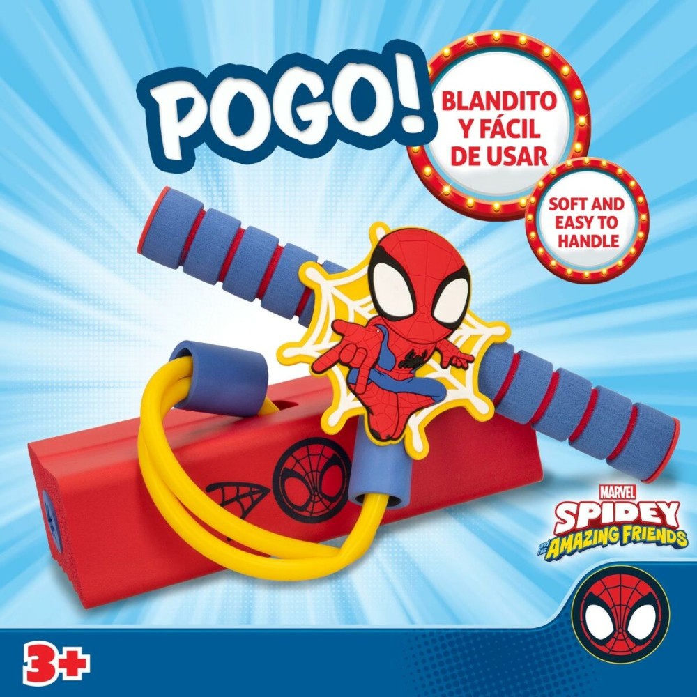 Pogobouncer Spider-Man 3D Red Children's (4 Units)