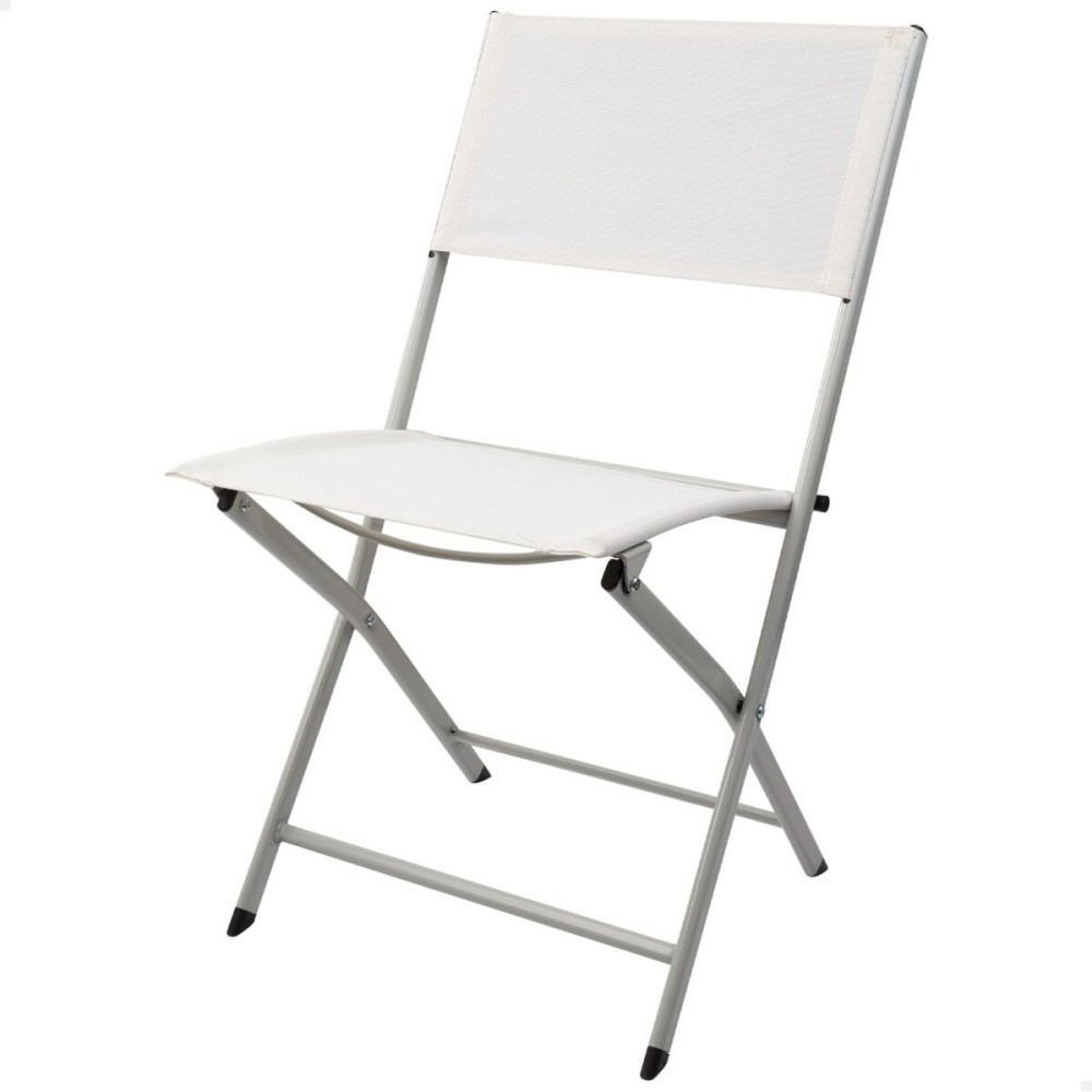 Chaise Pliante Aktive Blanc 46 x 81 x 55 cm (4 Unités)