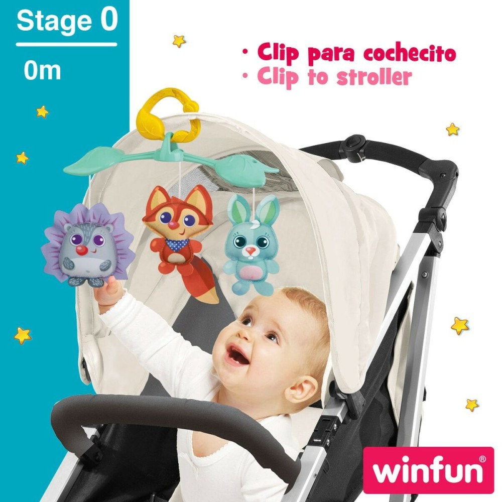 Cot Mobile Winfun Forest 3-in-1 31,5 x 42 x 24,5 cm Plastic (4 Units)