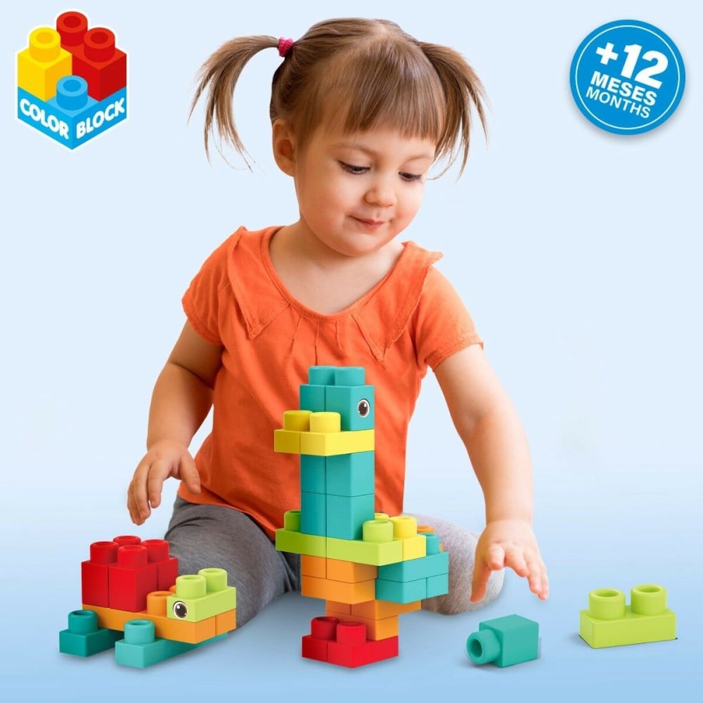 Construction set Color Block 52 Pieces (4 Units)