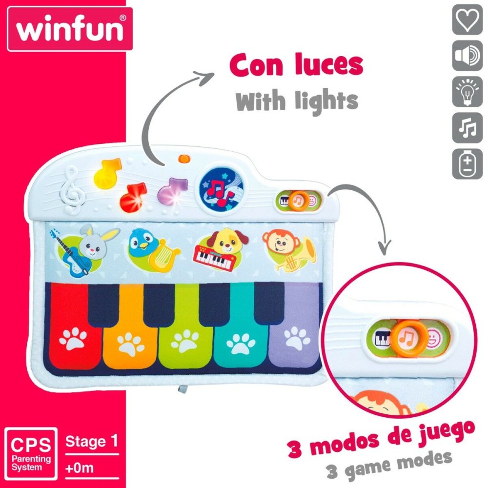 Interaktives Klavier für Babys Winfun 42 x 3 x 32 cm (4 Stück)