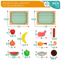 Set de jouets alimentaires Woomax 12 Pièces (4 Unités)