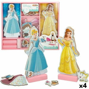 Figurines Disney Princess 45 Pièces 4 Unités 9 x 20,5 x 1,2 cm