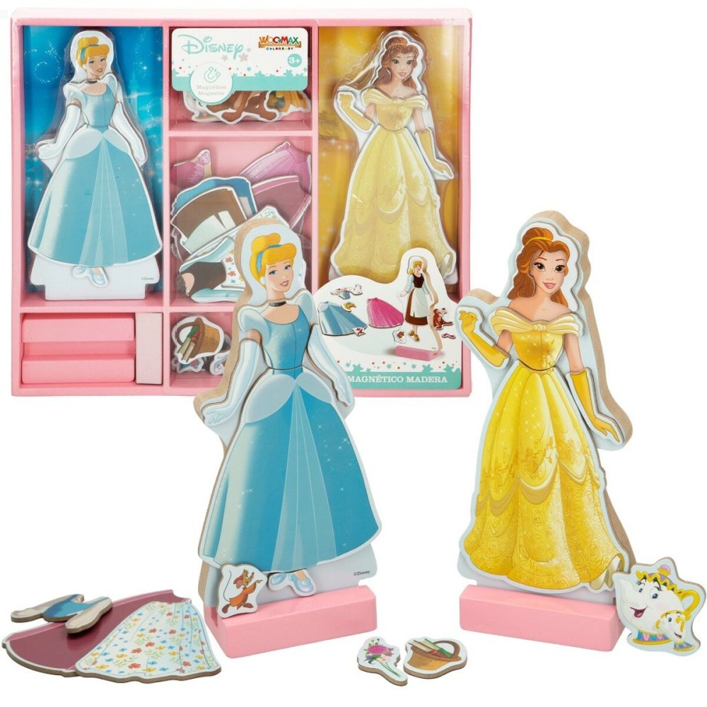 Figurines Disney Princess 45 Pièces 4 Unités 9 x 20,5 x 1,2 cm