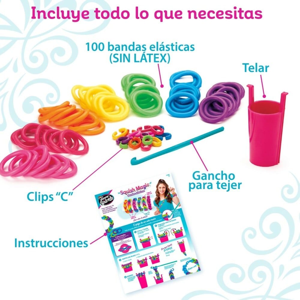 Bracelet Making Kit Cra-Z-Art Plastic 3,4 x 0,3 x 2,7 cm 4 x 8 x 3,5 cm (4 Units)