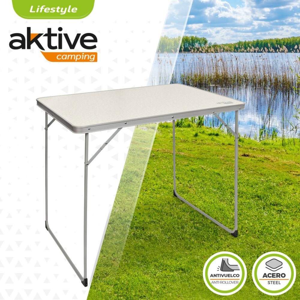 Table Klapptisch Aktive Weiß 80 x 70 x 60 cm (4 Stück)