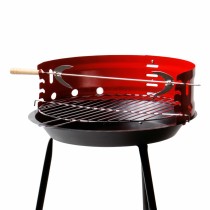 Grill Tragbarer Aktive Holz Eisen 37,5 x 70 x 38,5 cm (4 Stück) Rot