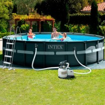 Schwimmbad Abnehmbar Intex 549 x 132 x 549 cm