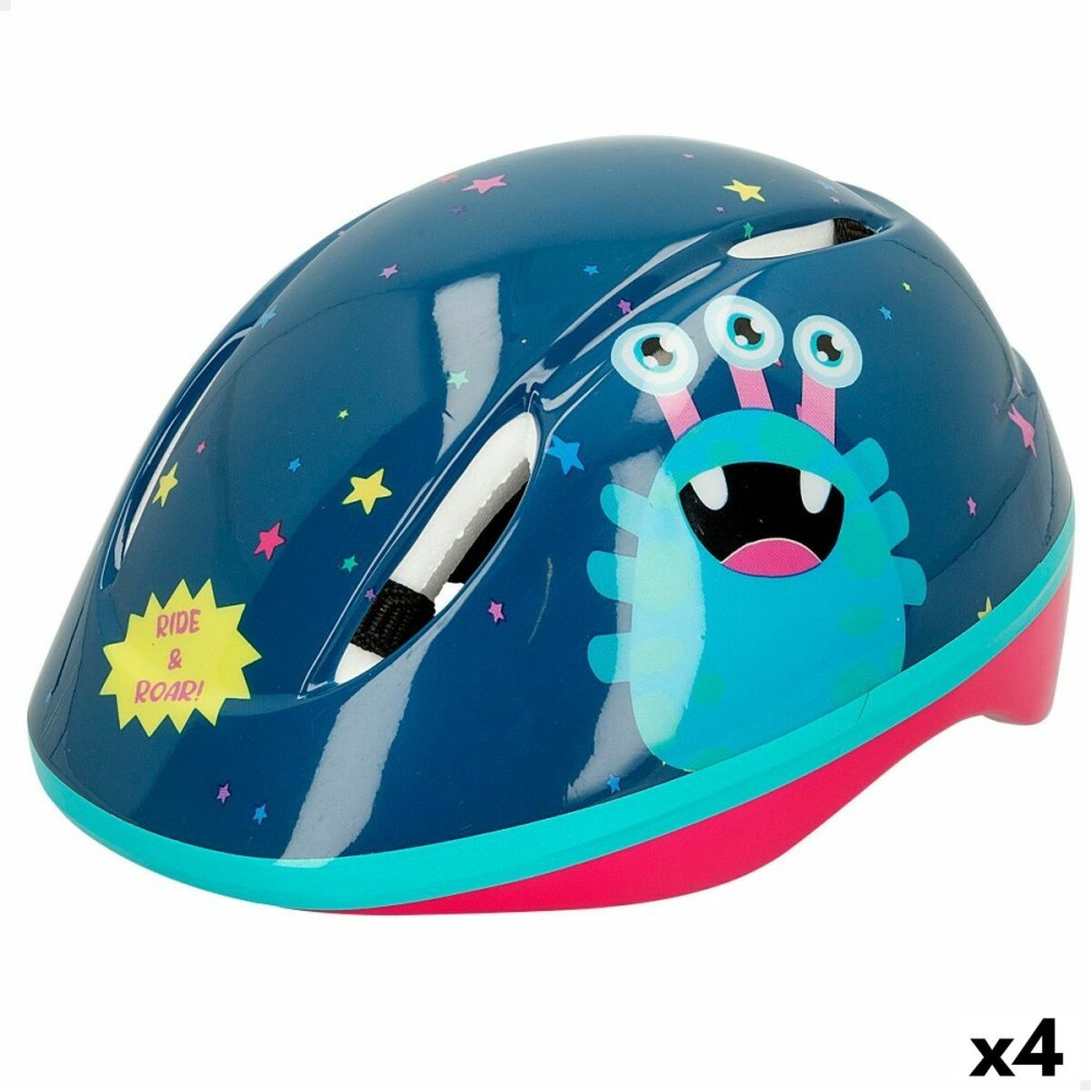 Kinderhelm Colorbaby Monster (4 Stück)