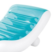 Inflatable Deck Chair Intex Blue 191 x 67 x 89 cm (4 Units)