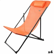 Liegestuhl Aktive Orange 53 x 87 x 78 cm (4 Stück)