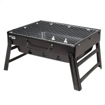 Barbecue Portable Aktive Rectangular Black Steel 40 x 20 x 28 cm