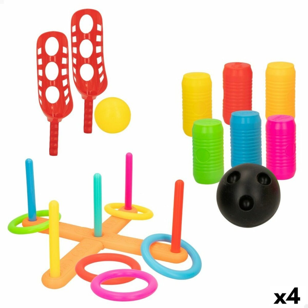 Strandspielzeuge-Set Colorbaby 40,5 x 7 x 40,5 cm (4 Stück)