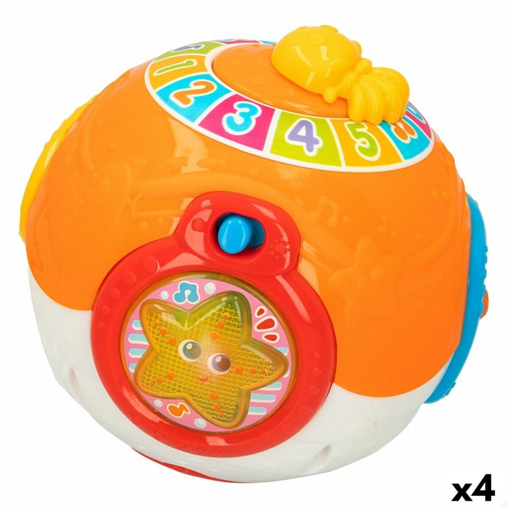 Musical Toy Winfun 15 x 15 cm (4 Units) Ball