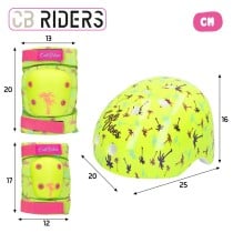 Set de protection sportive Colorbaby Neon Cali Vibes Jaune (4 Unités)